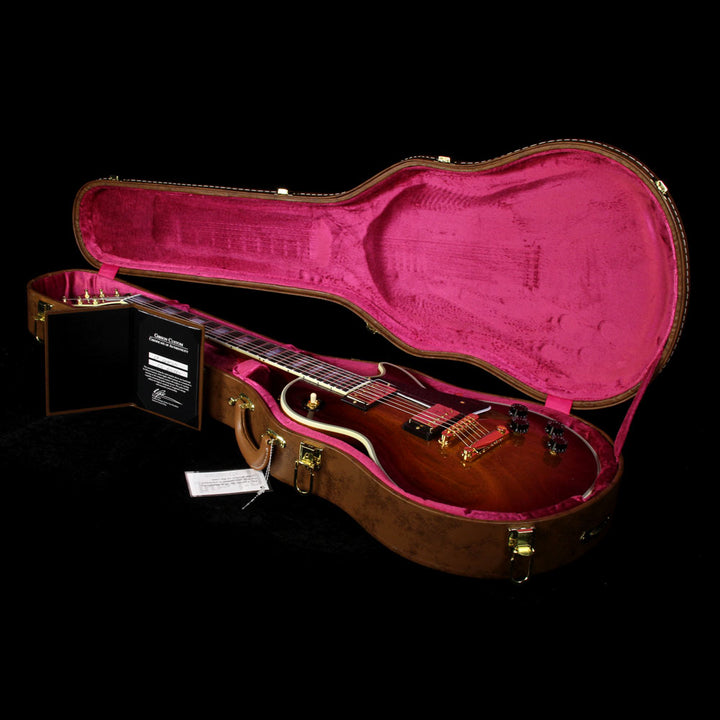 Gibson Custom Shop Zoo Select Les Paul Custom Mahogany Top Electric Guitar Vintage Dark Burst