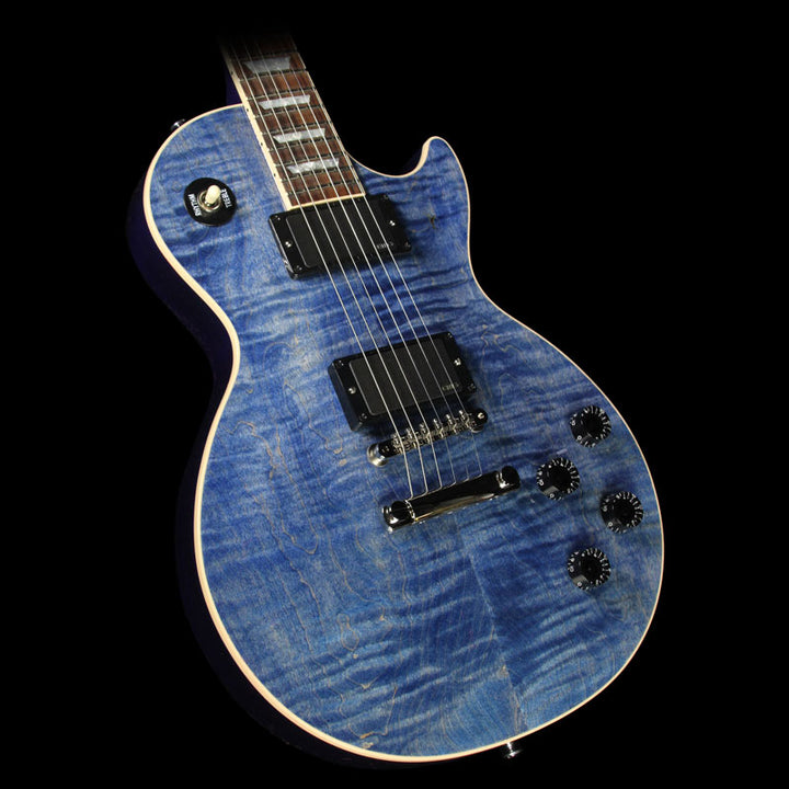 Gibson Custom Shop Made 2 Measure Les Paul Standard Electric Guitar Blue Denim