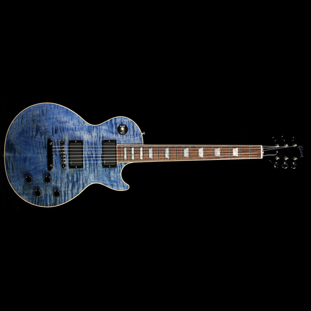 Gibson Custom Shop Made 2 Measure Les Paul Standard Electric Guitar Blue Denim — 2