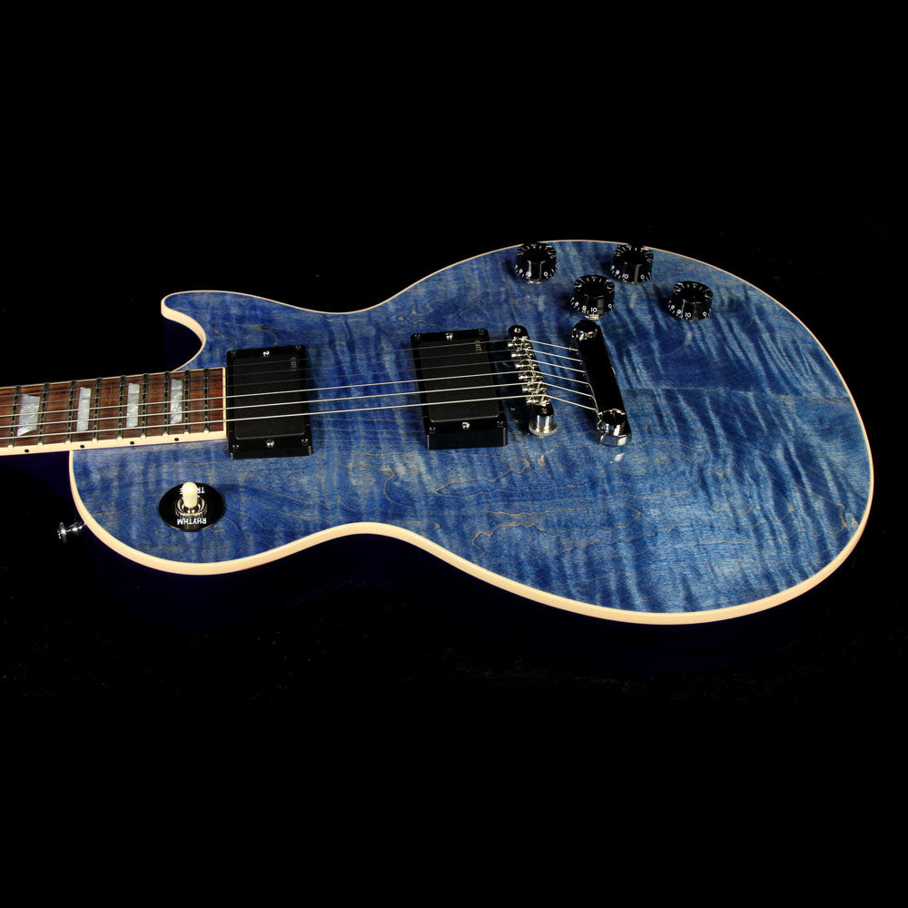 Gibson Custom Shop Made 2 Measure Les Paul Standard Electric Guitar Blue Denim — 6