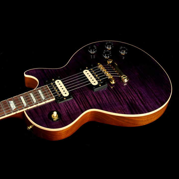 Gibson Custom Shop Zoo Select Les Paul Standard Electric Guitar Transparent Purple