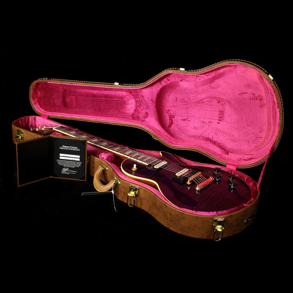 Gibson Custom Shop Zoo Select Les Paul Standard Electric Guitar Transparent Purple — 8