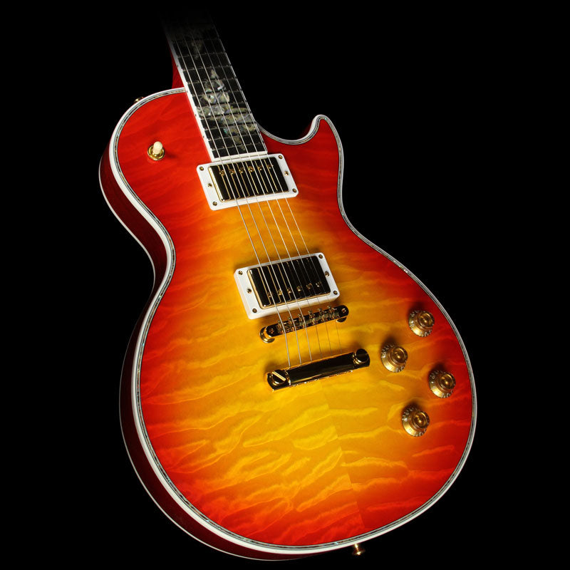 Gibson Custom Shop Les Paul Ultima With Butterfly Inlays Electric Guitar Heritage Cherry Sunburst — 1