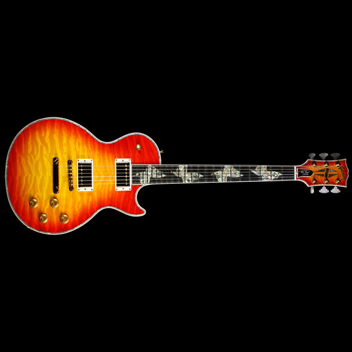 Gibson Custom Shop Les Paul Ultima With Butterfly Inlays Electric Guitar Heritage Cherry Sunburst