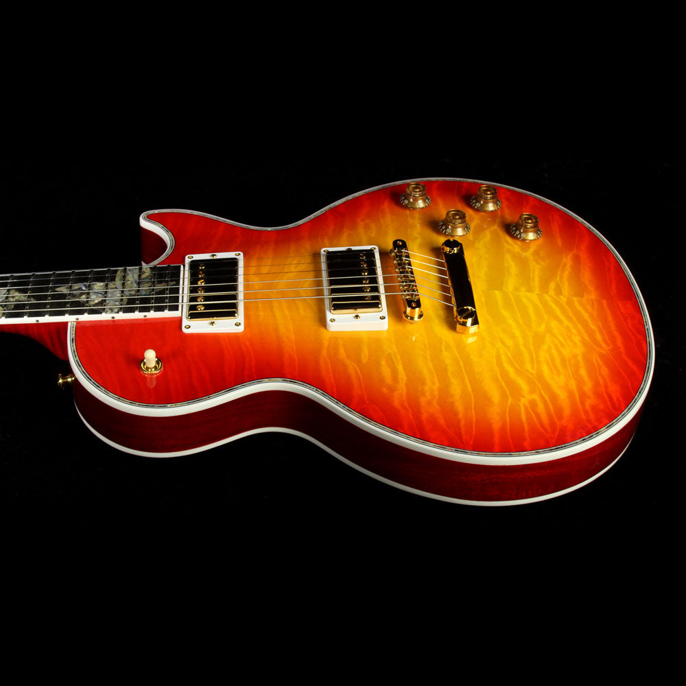 Gibson Custom Shop Les Paul Ultima With Butterfly Inlays Electric Guitar Heritage Cherry Sunburst — 5