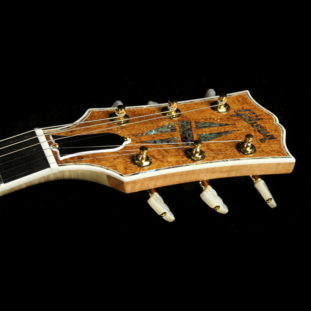 Gibson Custom Shop Les Paul Ultima Koa With Butterfly Inlays Electric Guitar Natural — 4