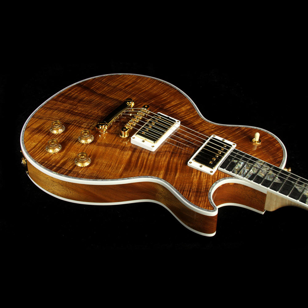 Gibson Custom Shop Les Paul Ultima Koa With Butterfly Inlays Electric Guitar Natural — 6