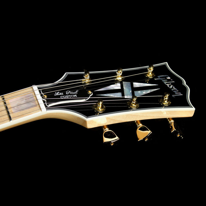 Used Gibson Custom Shop Made 2 Measure Les Paul Custom Electric Guitar Olive Green