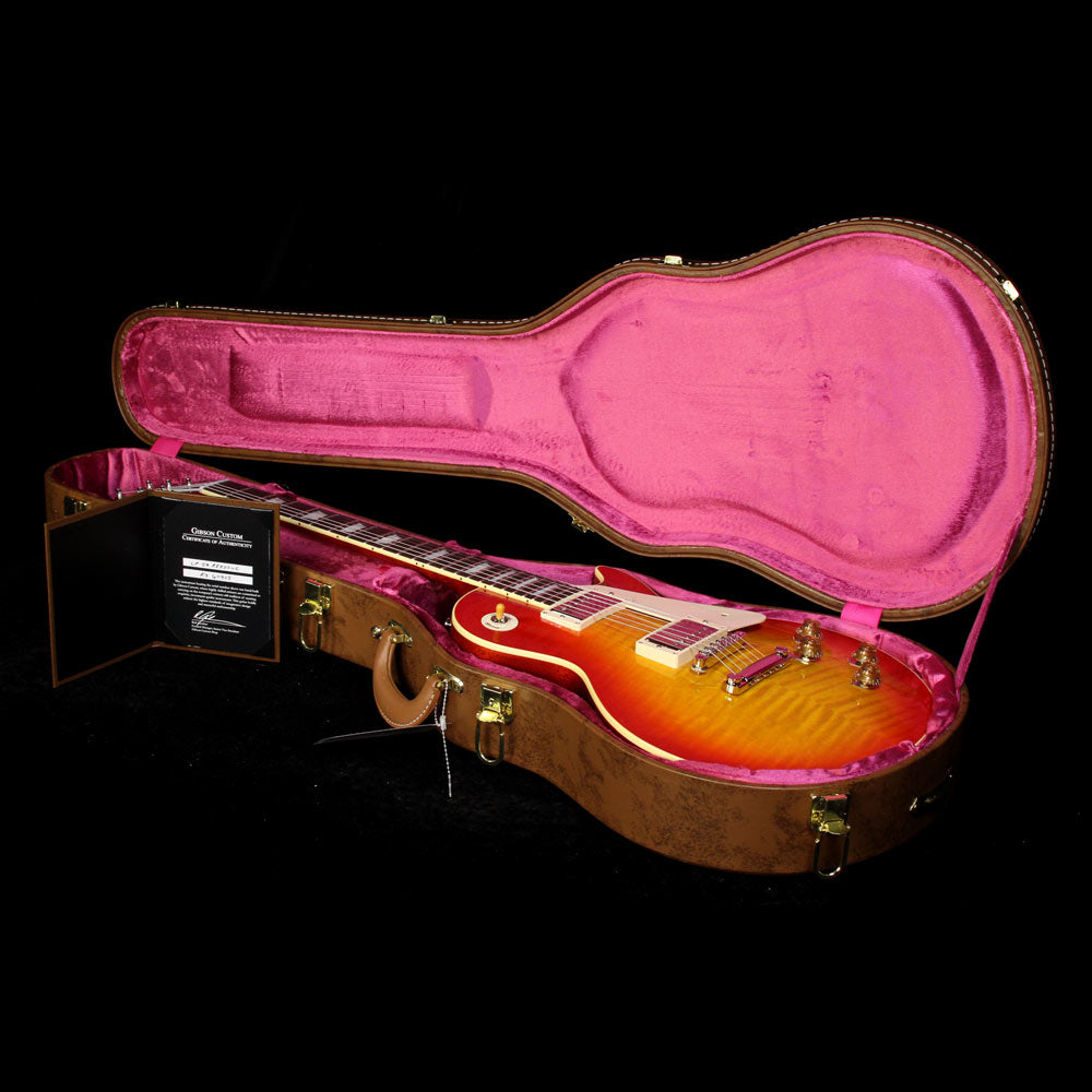 Gibson Custom Shop Zoo Select 1959 Les Paul Electric Guitar Heritage Cherry Sunburst with CC#22 Tommy Colletti Neck — 6