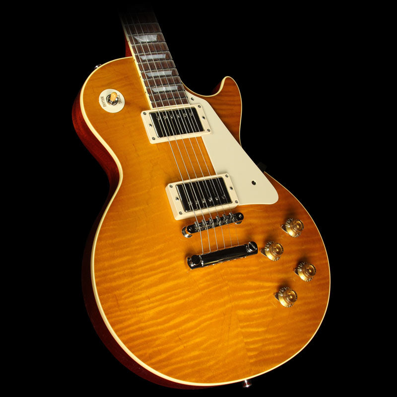 Gibson Custom Shop Historic Select 1958 Les Paul Slim Neck Electric Guitar Orange Drop — 1