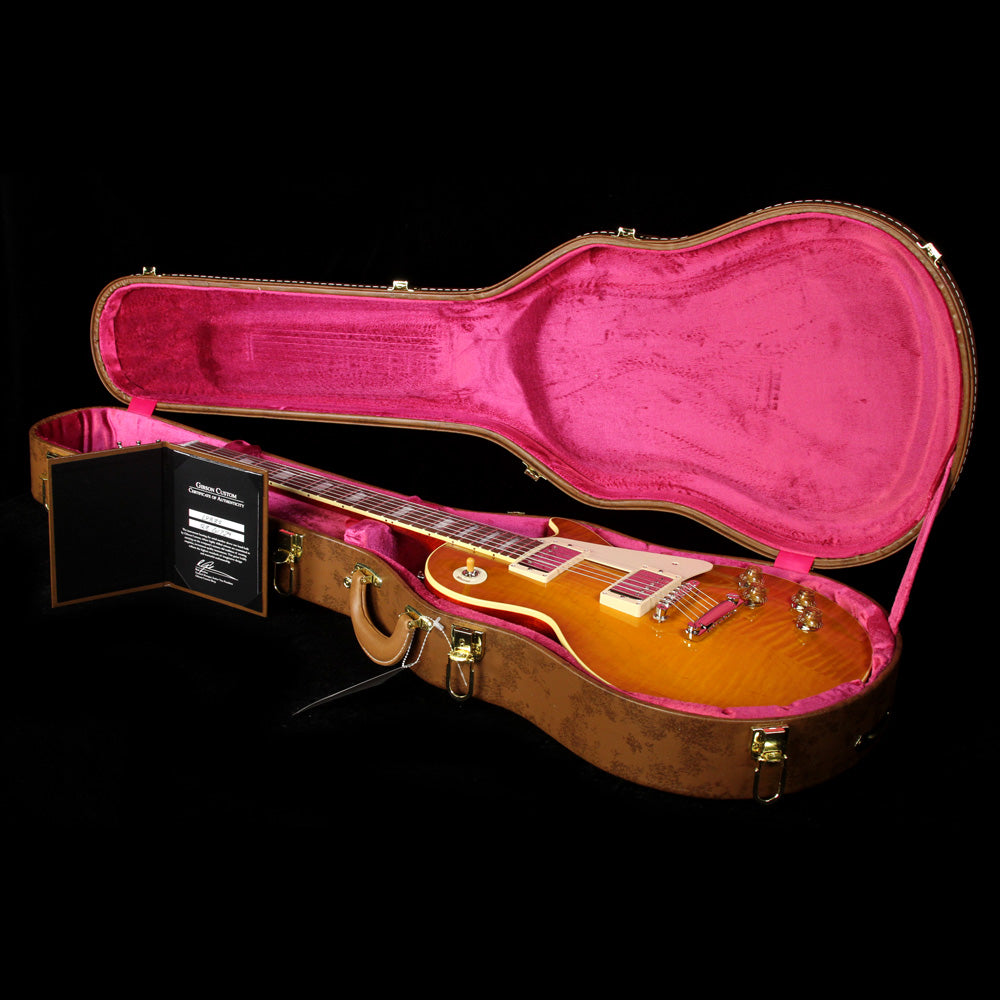 Gibson Custom Shop Historic Select 1958 Les Paul Slim Neck Electric Guitar Orange Drop — 8
