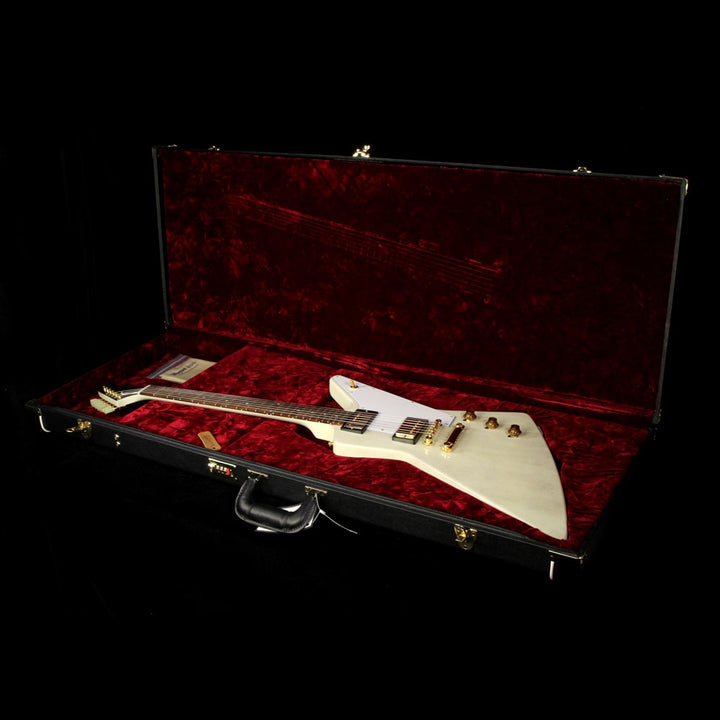 Used Gibson Custom Shop Zoo Select '58 Mahogany Explorer Electric Guitar TV White