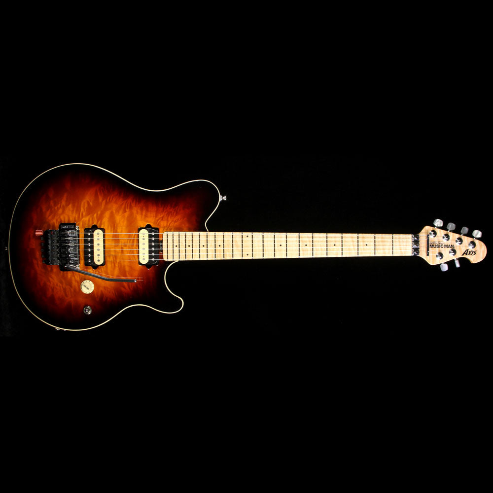 Used Ernie Ball Music Man Axis Electric Guitar Tobacco Sunburst — 2