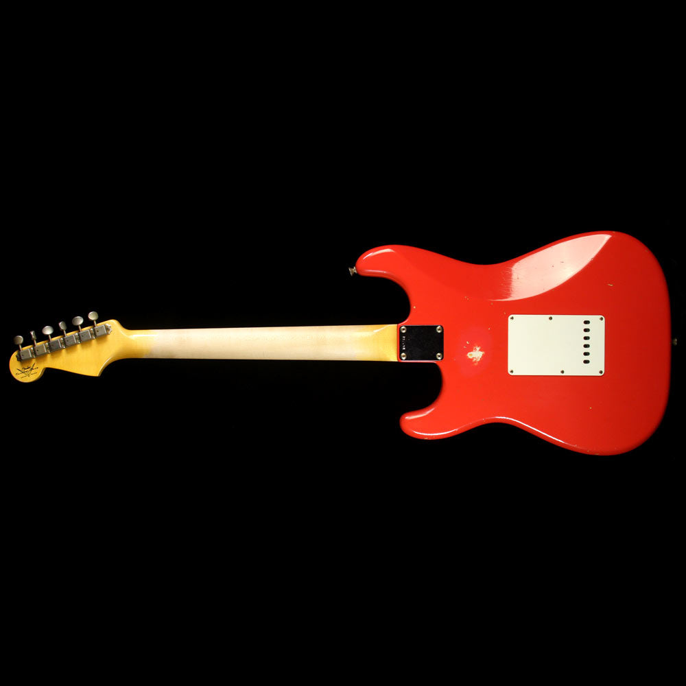 Used 2013 Fender Custom Shop Wildwood 10 '61 Stratocaster Relic HSS Electric Guitar Fiesta Red — 3