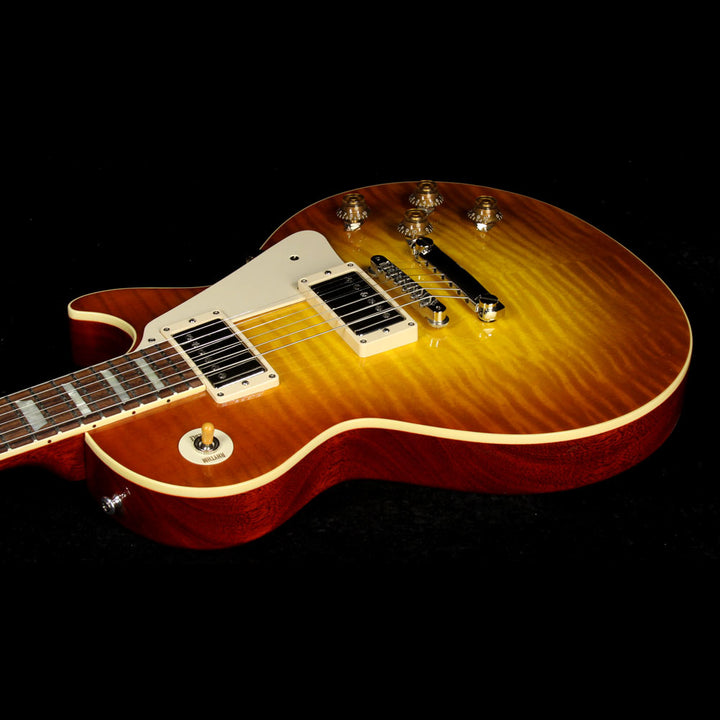 Gibson Custom Shop Standard Historic 1958 Les Paul Reissue Electric Guitar Sunrise Tea Burst