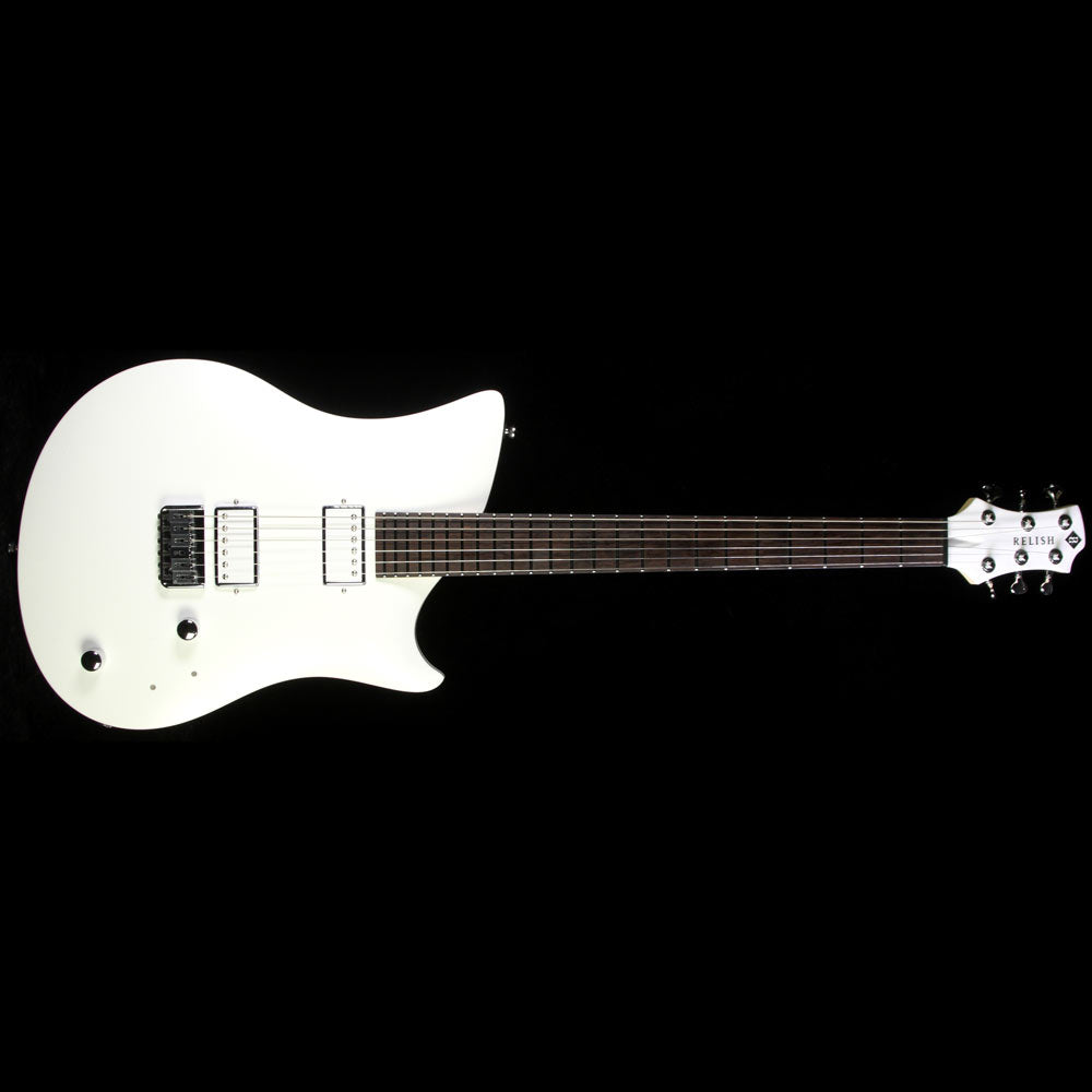 Relish Snow Jane Aluminum Frame Electric Guitar White — 2