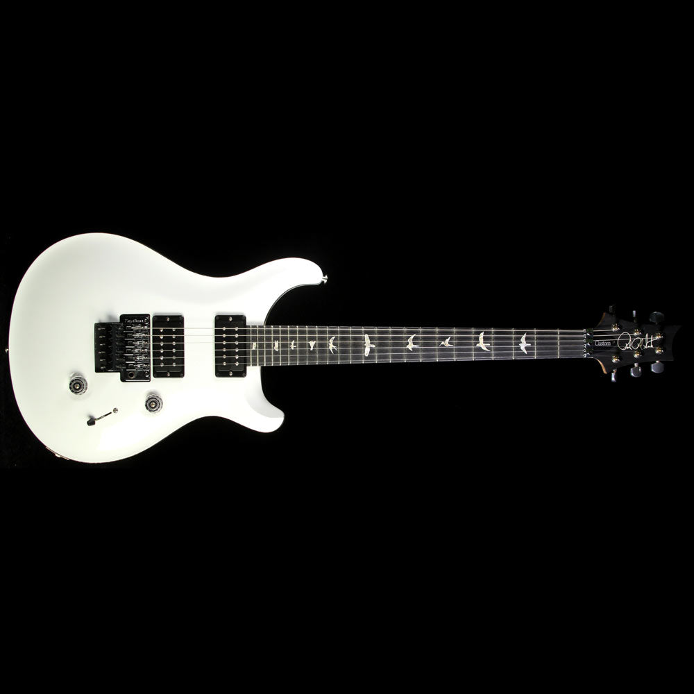 Used 2014 Paul Reed Smith Custom 24 Floyd Electric Guitar White — 2
