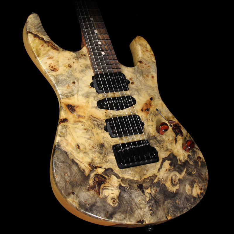 Suhr Modern Carve Top Buckeye Burl Electric Guitar Natural — 1