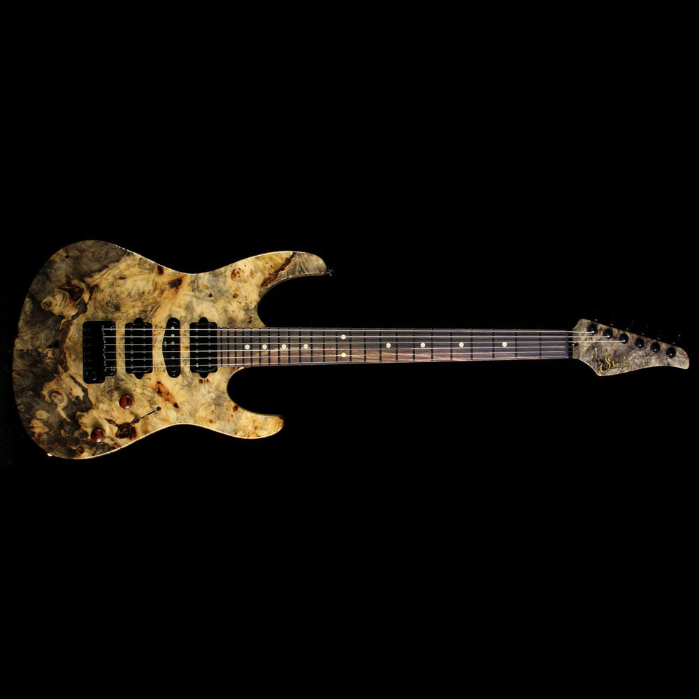 Suhr Modern Carve Top Buckeye Burl Electric Guitar Natural — 2