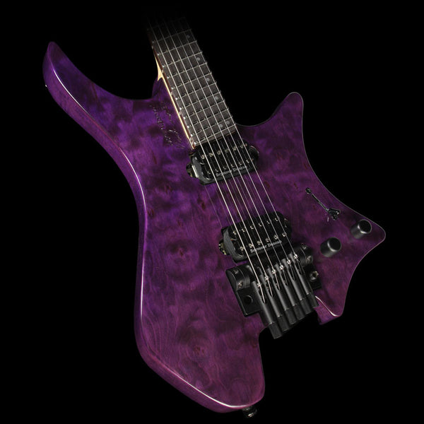 Strandberg Boden OS 6 Tremolo Electric Guitar Purple Gloss Quilt Top