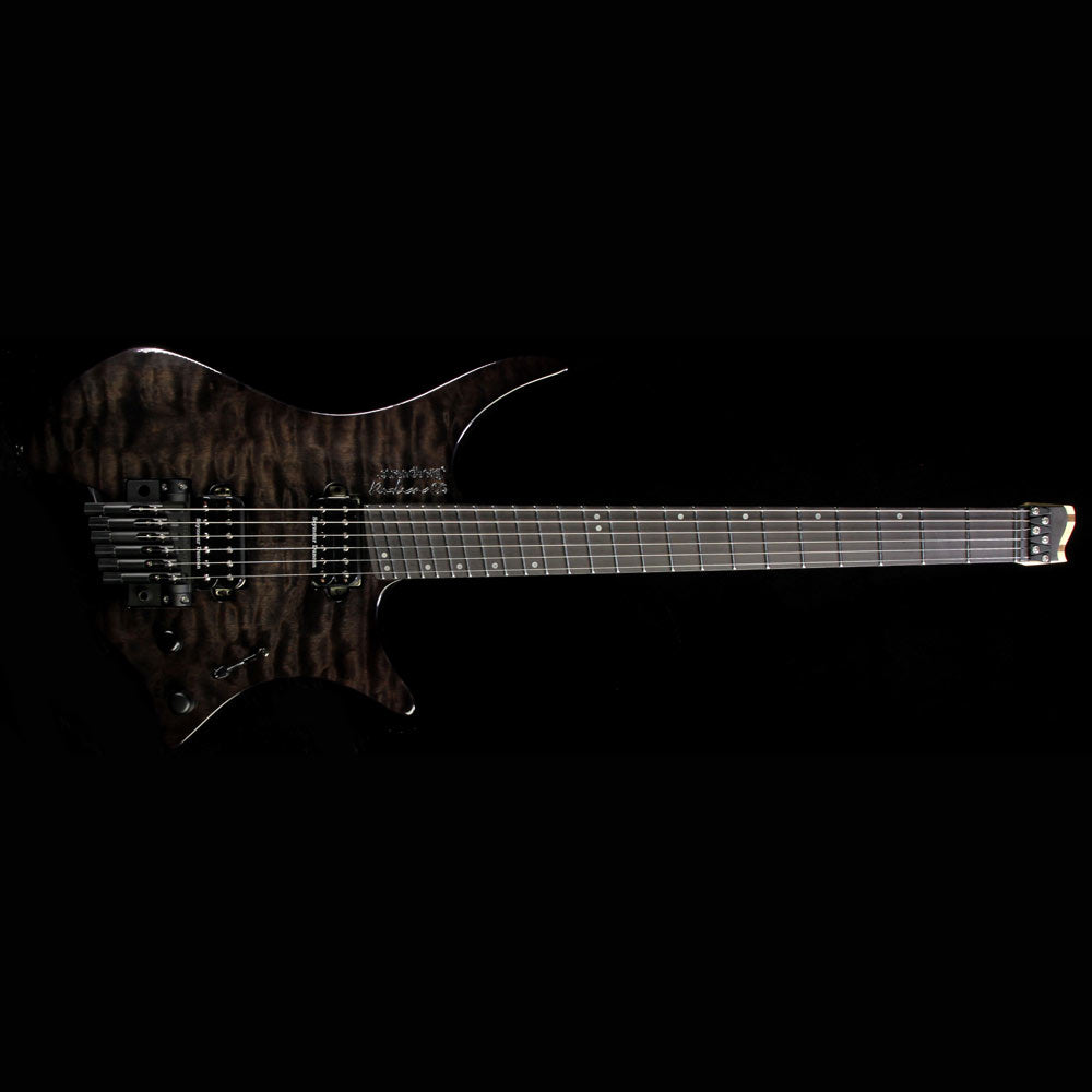 Strandberg Boden OS 6 Tremolo Electric Guitar Black Gloss Quilt Top — 2