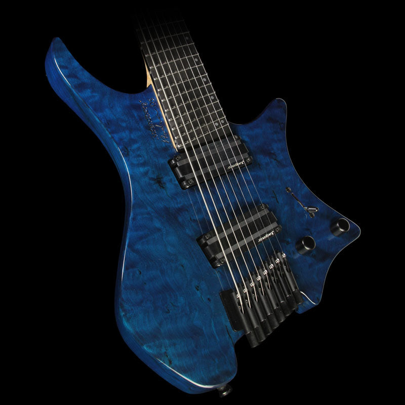 Strandberg Boden OS 8 Electric Guitar Blue Gloss Quilt Top | The