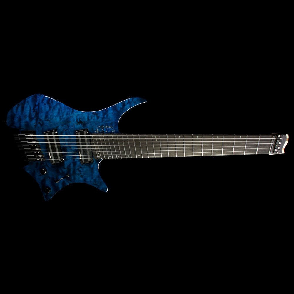 Strandberg Boden OS 8 Electric Guitar Blue Gloss Quilt Top | The