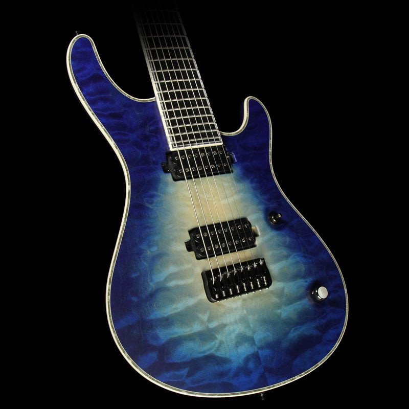 Mayones Regius 8 MM QM 8-String Electric Guitar Blue Burst — 1