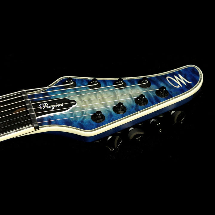 Mayones Regius 8 MM QM 8-String Electric Guitar Blue Burst