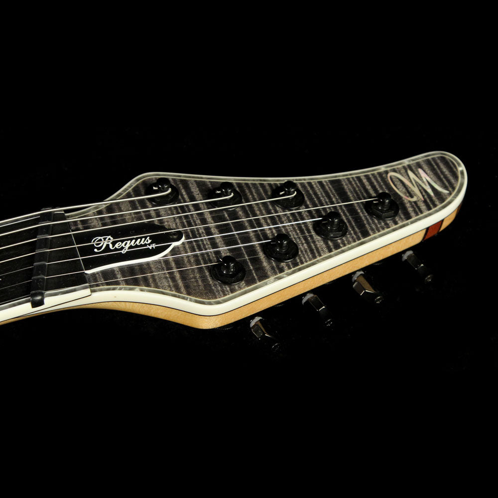 Mayones Regius V-Frets 7 Multiscale 7-String Electric Guitar Transparent Graphite — 4