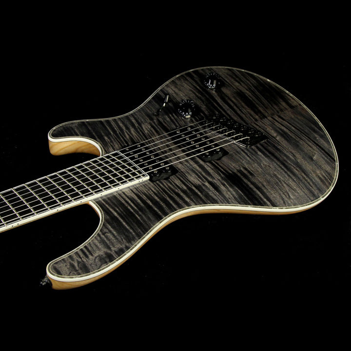 Mayones Regius V-Frets 7 Multiscale 7-String Electric Guitar Transparent Graphite