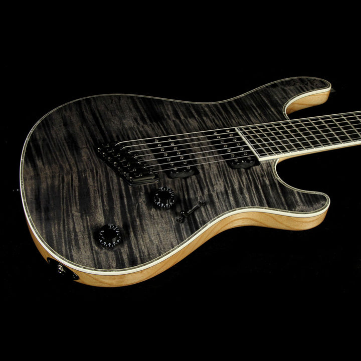 Mayones Regius V-Frets 7 Multiscale 7-String Electric Guitar Transparent Graphite