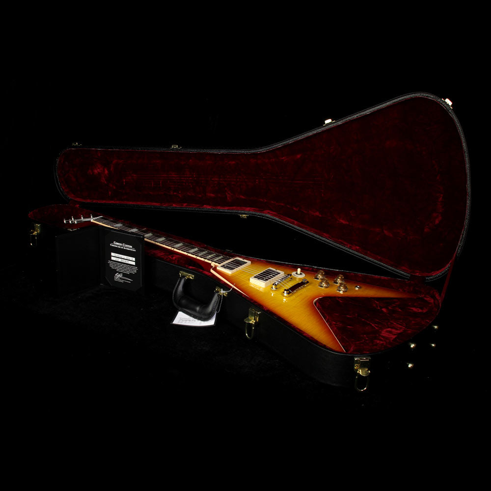 Used 2016 Gibson Custom Shop Flying V Standard Electric Guitar Washed Cherry — 6