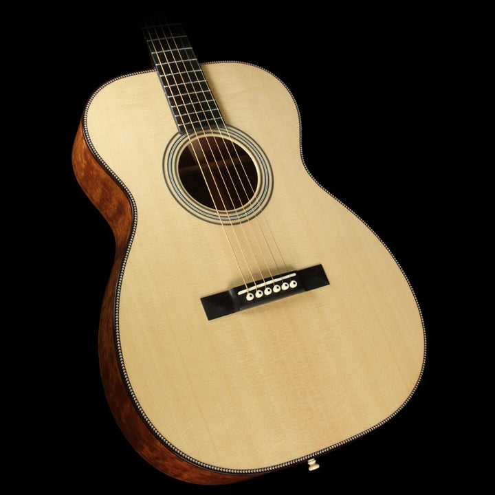 Martin Custom Shop 00-28 Waterfall Bubinga Acoustic Guitar Wedge Back & Rosewood Neck