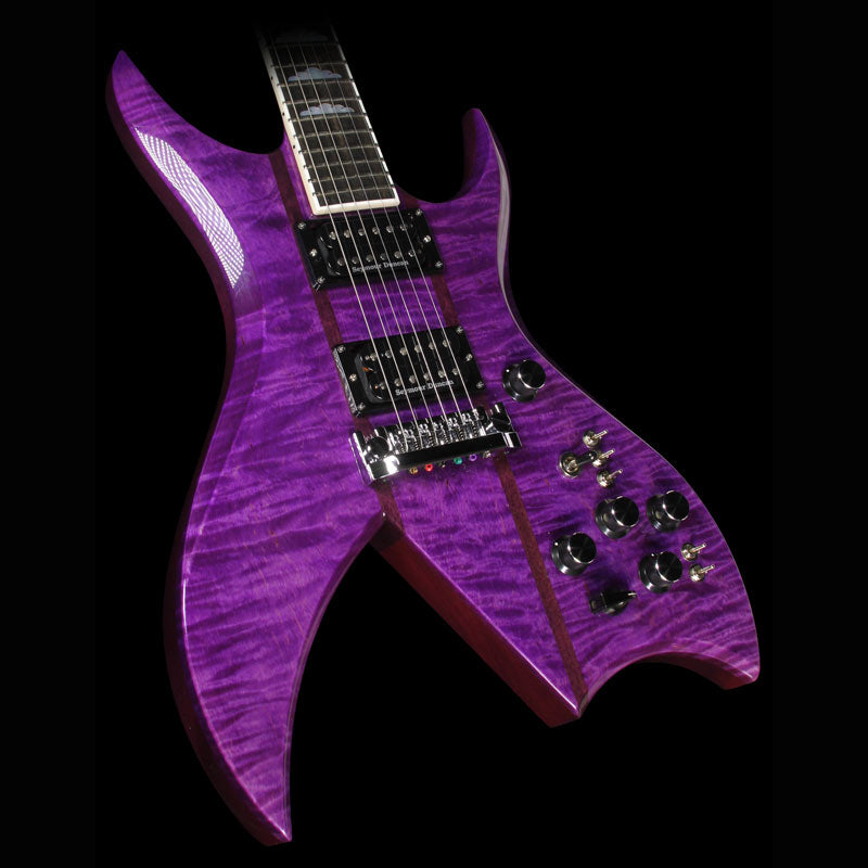 Used B.C. Rich Custom Shop 2015 NAMM Display Bich Electric Guitar Purple — 1