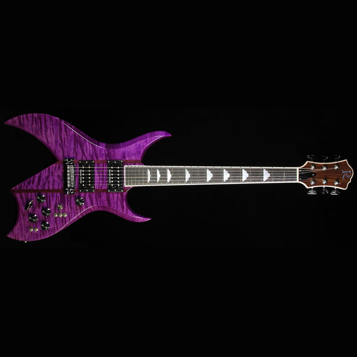 Used B.C. Rich Custom Shop 2015 NAMM Display Bich Electric Guitar Purple