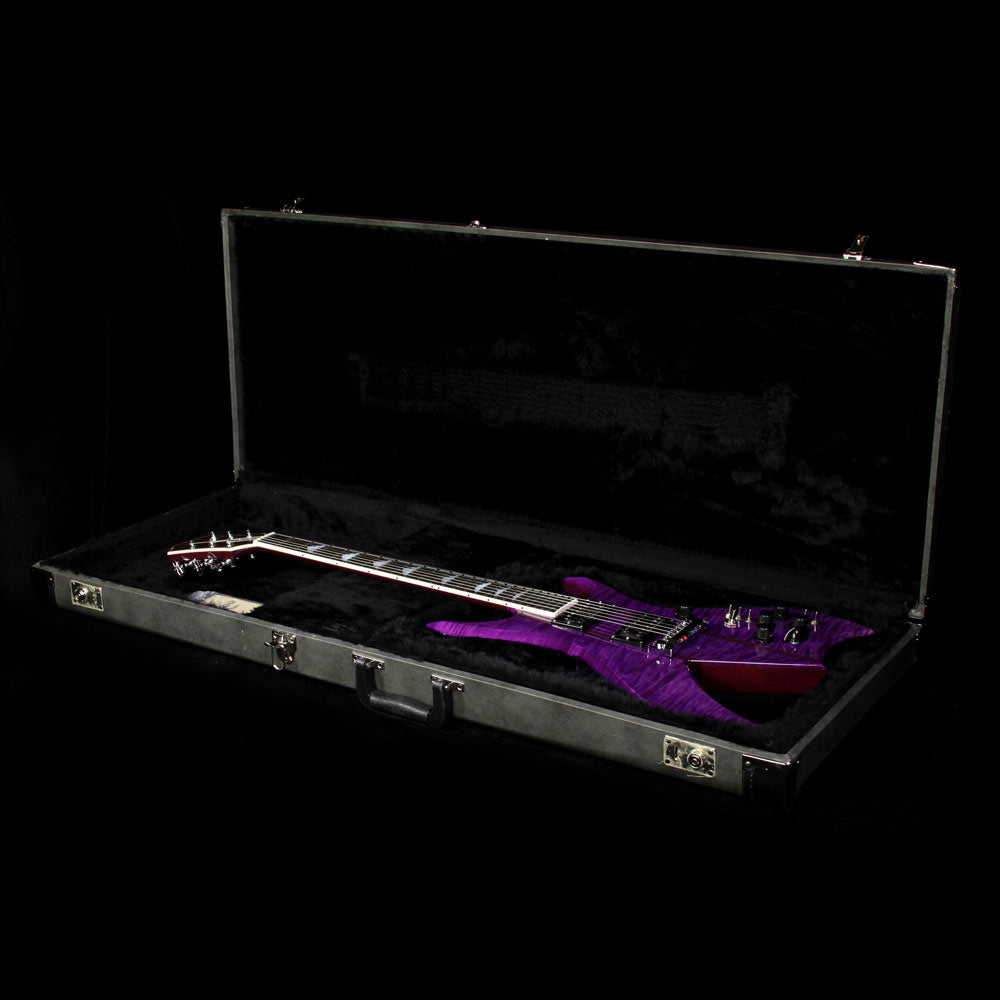 Used B.C. Rich Custom Shop 2015 NAMM Display Bich Electric Guitar Purple — 5