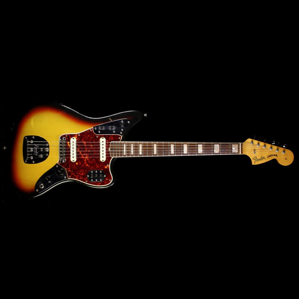 Used 1966 Fender Jaguar Electric Guitar Sunburst — 2
