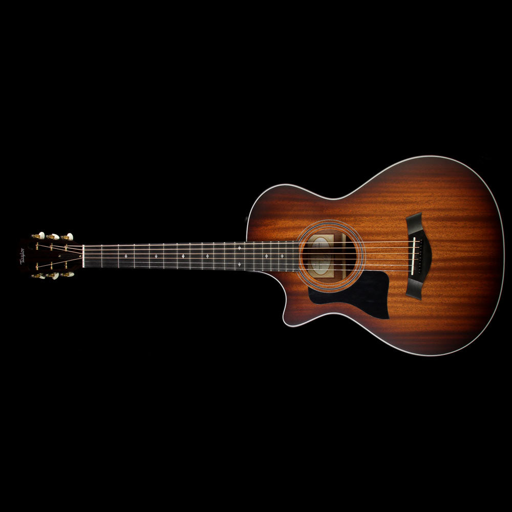 Taylor 322ce Mahogany Top Grand Concert Left-Handed Acoustic Guitar Shaded Edgeburst — 2