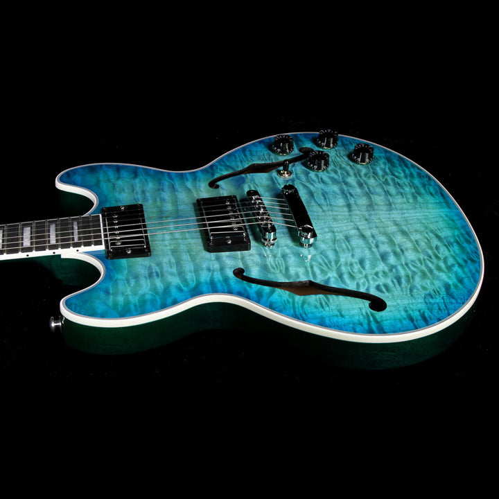 2016 Gibson Limited Edition Midtown Deluxe Electric Guitar Ocean Water