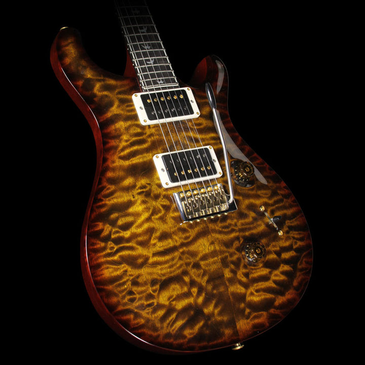 Used 2014 Paul Reed Smith 30th Anniversary Custom 24 Electric Guitar Black Gold Wrap Burst
