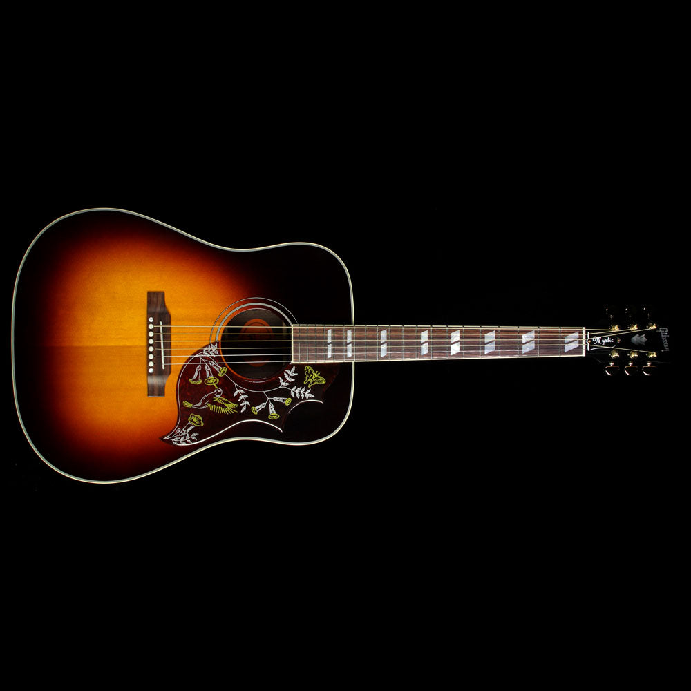 Gibson Montana Mystic Rosewood Hummingbird Acoustic Guitar Heritage Sunburst — 2