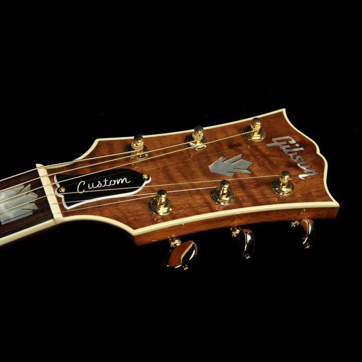 Used Gibson Montana Limited Edition J-200 Claro Walnut Acoustic Guitar Honeyburst