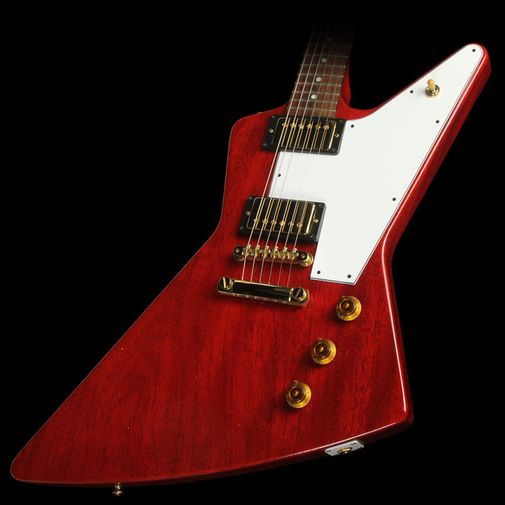Used 2013 Gibson Custom Shop Benchmark Explorer Electric Guitar Cherry Red