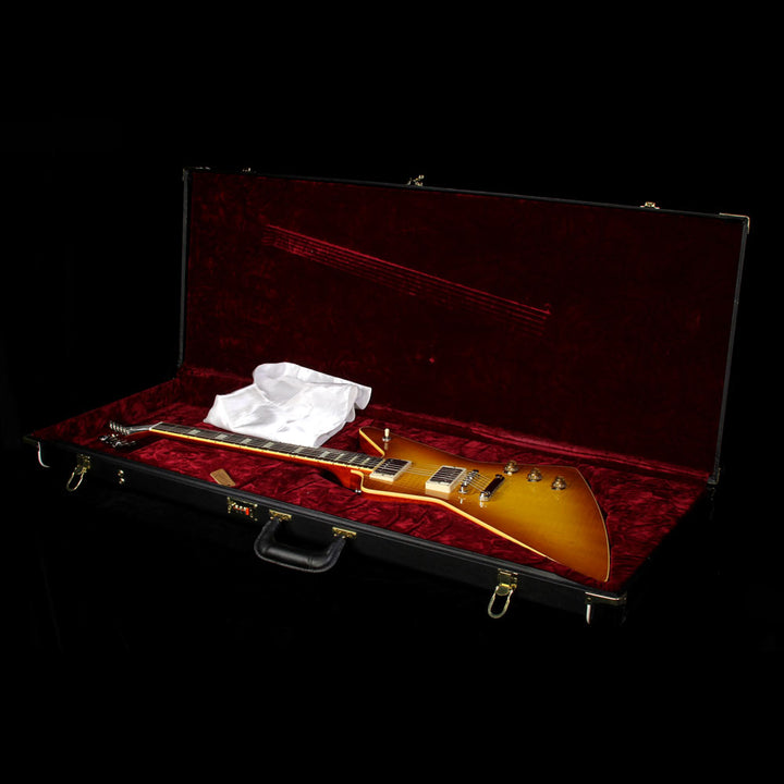 Used Gibson Custom Shop Benchmark Limited Edition '58 Figured Explorer Electric Guitar Iced Tea