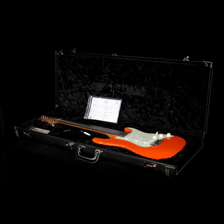 Used 2015 Suhr Scott Henderson Classic Electric Guitar Fiesta Orange