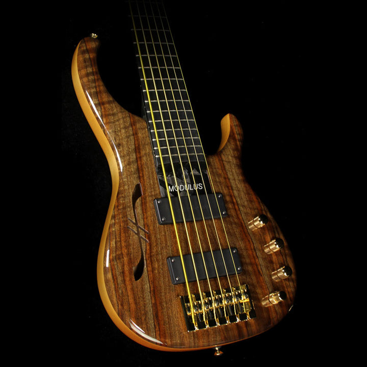 Used 2006 Modulus Q6 6-String Semi-Hollow Electric Bass Walnut