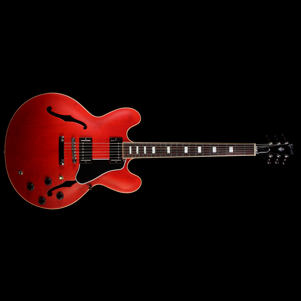 Gibson Memphis ES-335 Satin Electric Guitar Cherry — 2