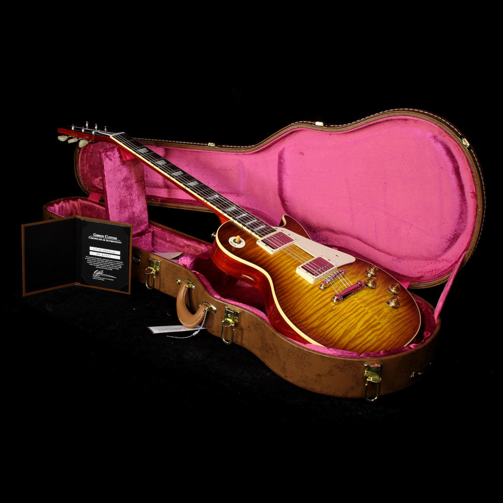 Used 2016 Gibson Custom Shop Standard Historic 1959 Les Paul Reissue Electric Guitar Iced Tea — 6