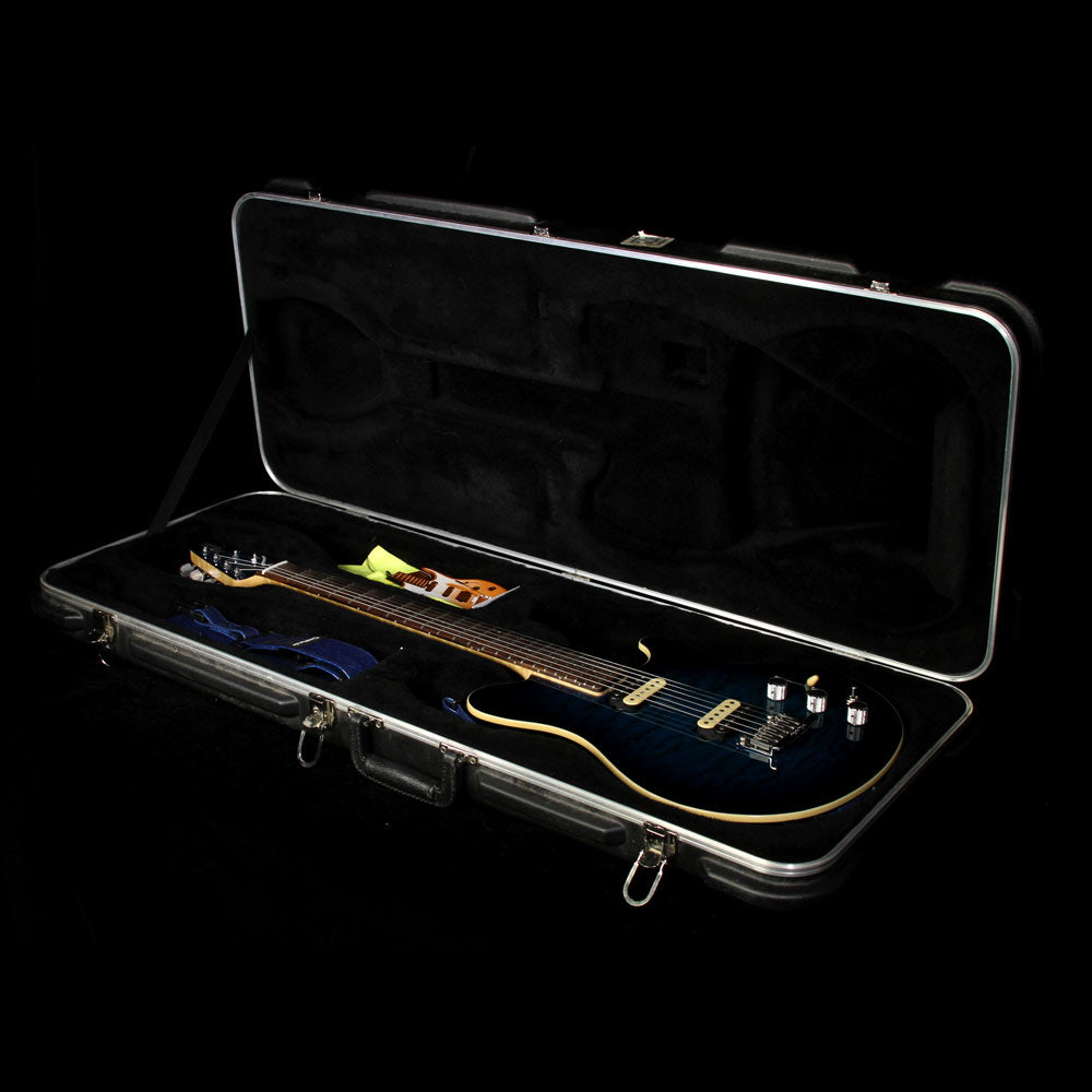 Used Ernie Ball Music Man Axis Super Sport w/ Piezo Electric Guitar Pacific Blue Burst — 5